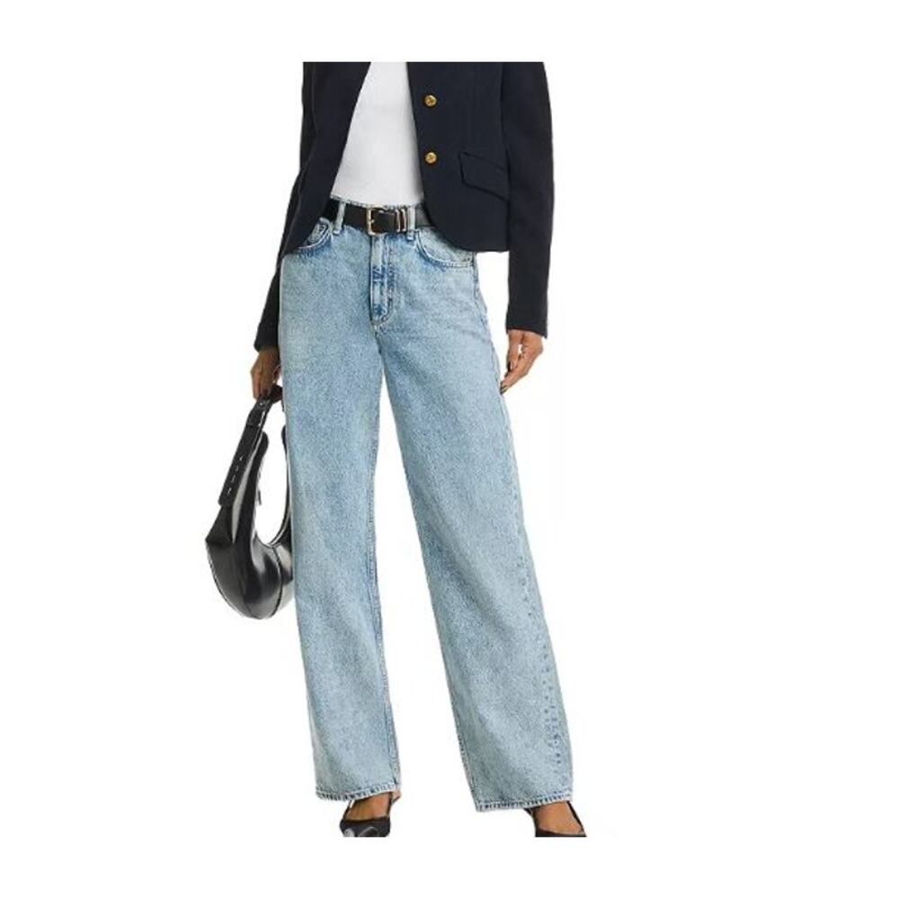 rag & bone Shea High Rise Relaxed Straight Jeans Quincy Size 26